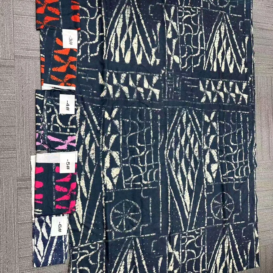 Ethnic pattern custom fabric design reference