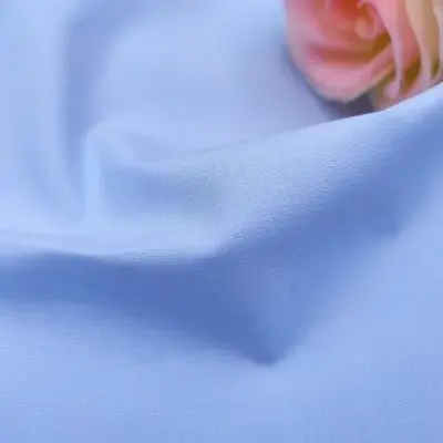 Combed cotton poplin detail