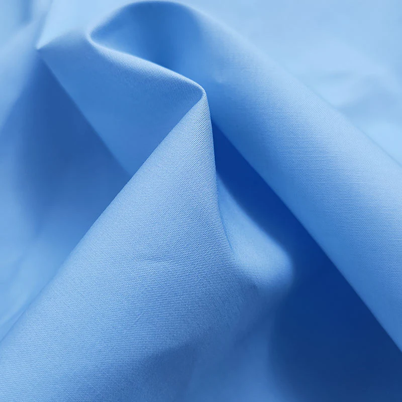 A2134 combed cotton poplin detail thumbnail