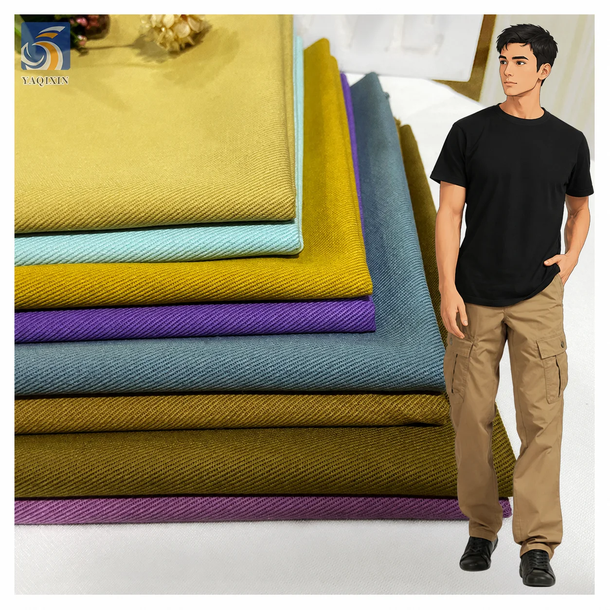 360gsm heavy cotton twill fabric