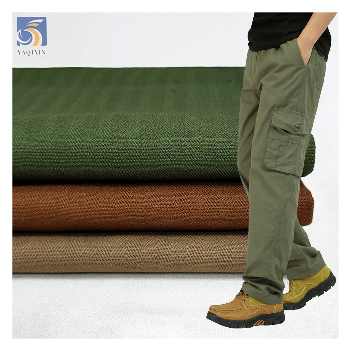 A2231 270gsm 16*10 double herringbone cotton twill fabric