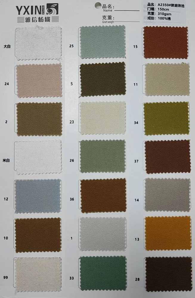 A2350 cotton canvas color card thumbnail
