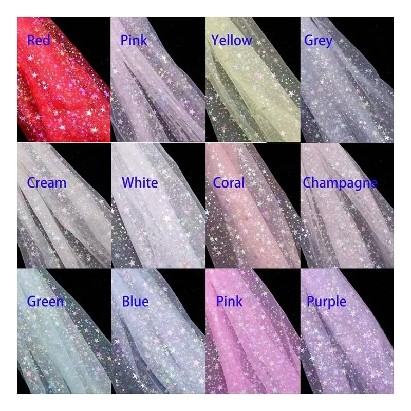 DX129 star print tulle video thumbnail