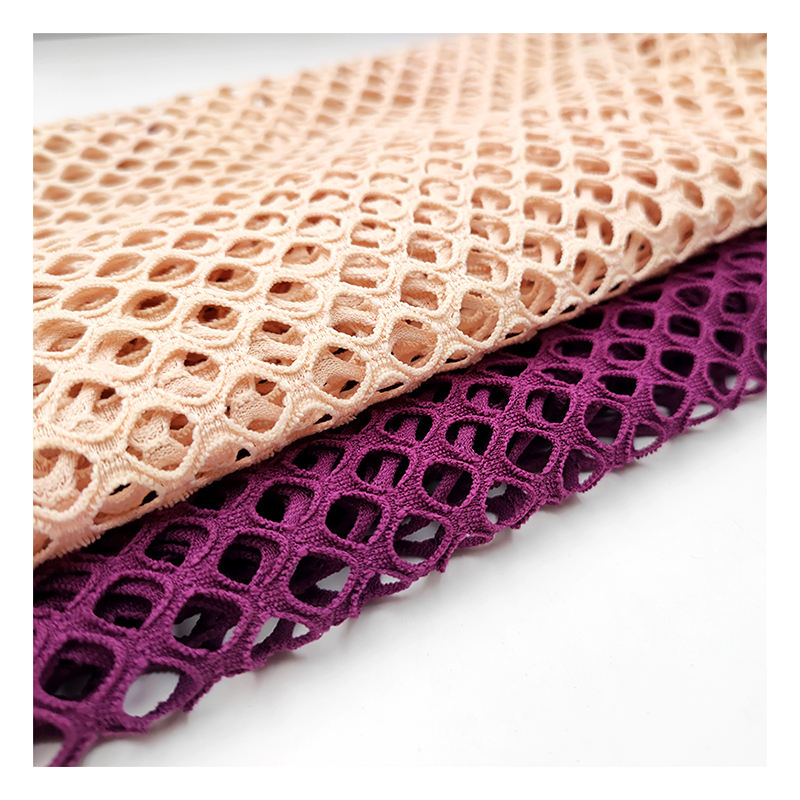 YDM008 high stretch knit fishnet mesh fabric