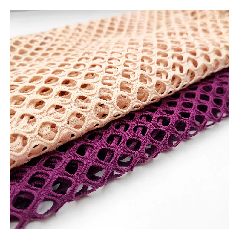 YDM008 high stretch knit fishnet mesh fabric