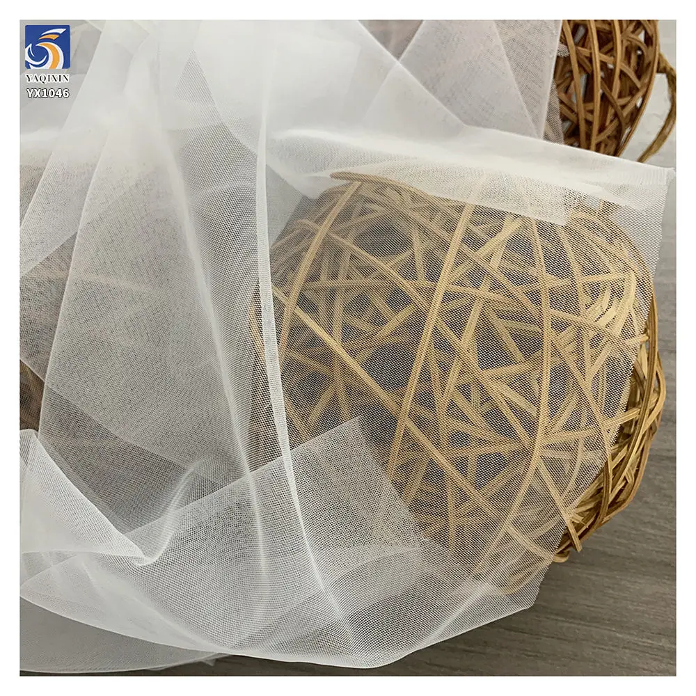 White tulle drape thumbnail
