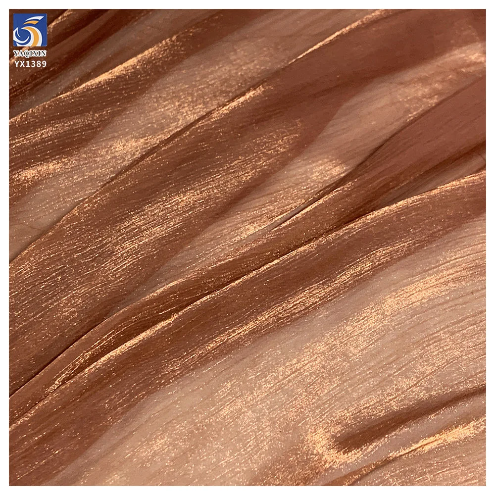 YX1389 multicolor 50gsm Sheer Organza fabric