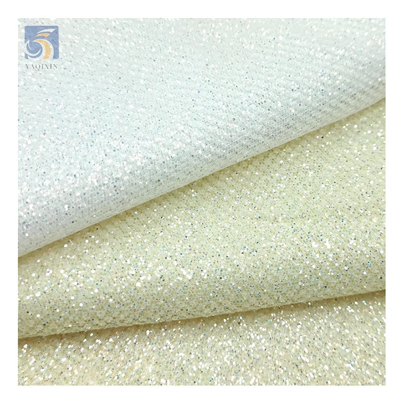 YX2322 silver big shiny glitter tulle video thumbnail