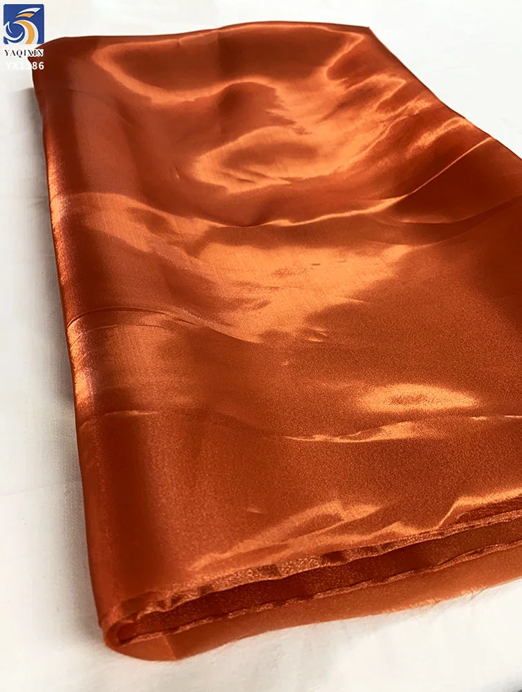 YX581-2 60gsm liquid organza fabric texture detail