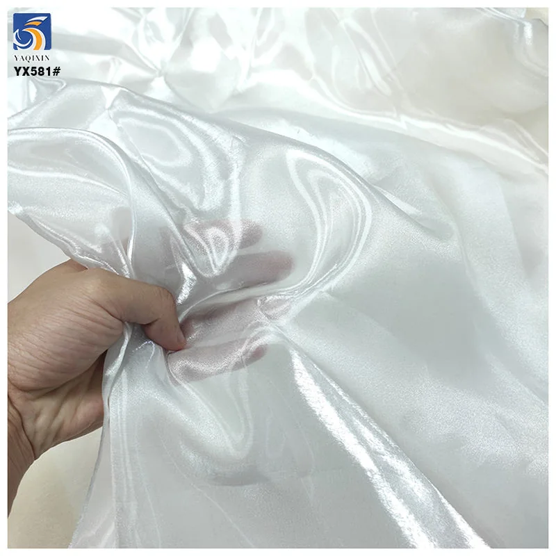 YX581-2 liquid organza fabric detail