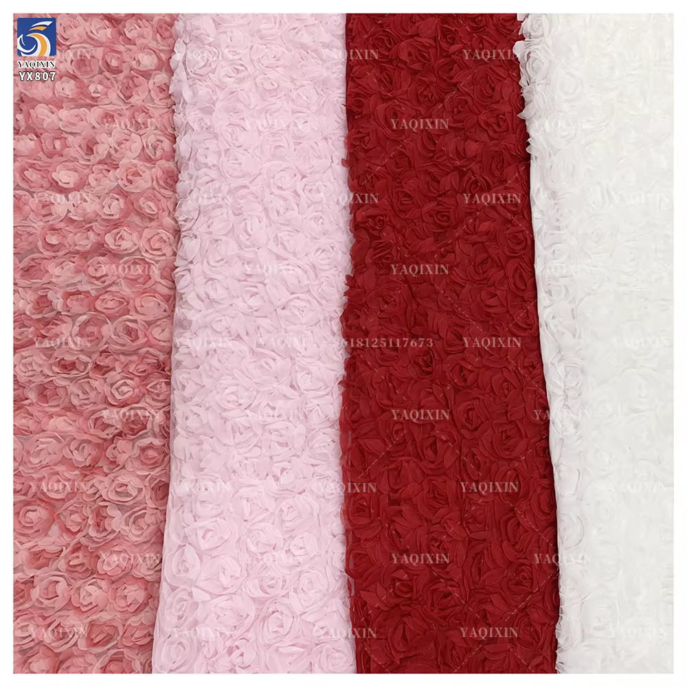 YX807 3D tulle mesh SKU reference