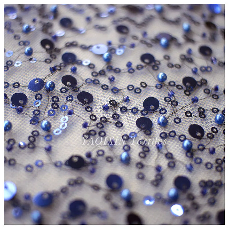 YX8866 glitter lace drape detail thumbnail