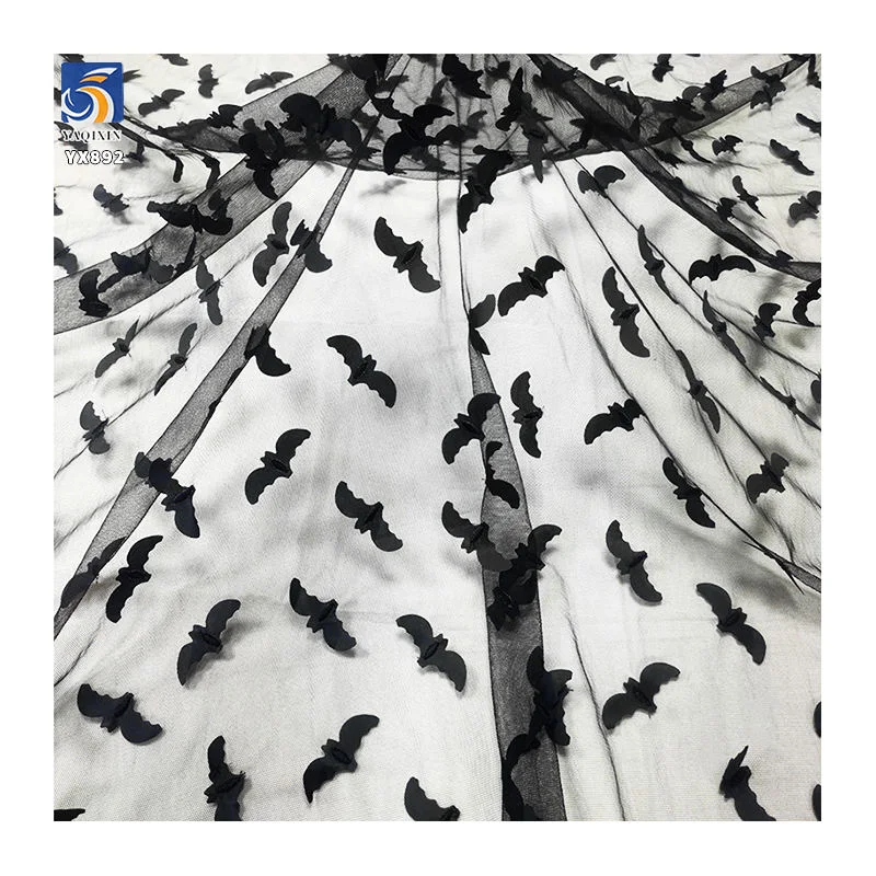White bat holiday tulle thumbnail