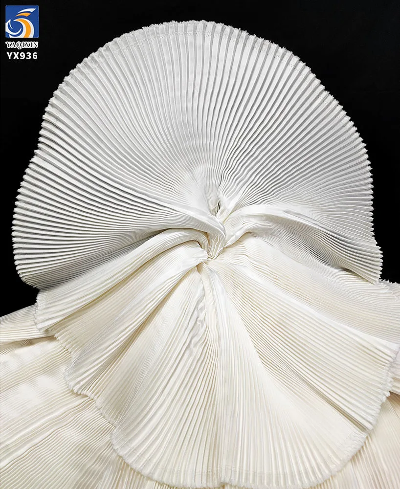 YX936 pleated satin drape thumbnail