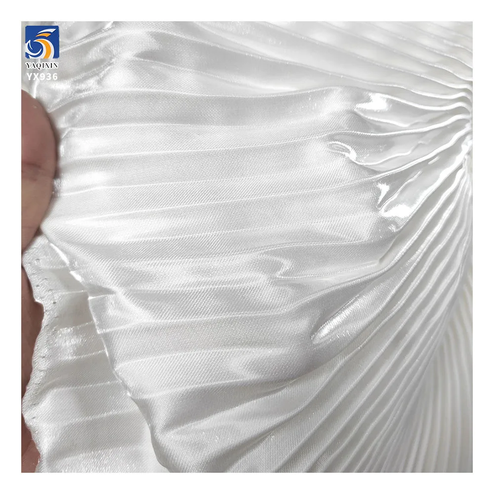 YX936 polyester satin pleat texture thumbnail
